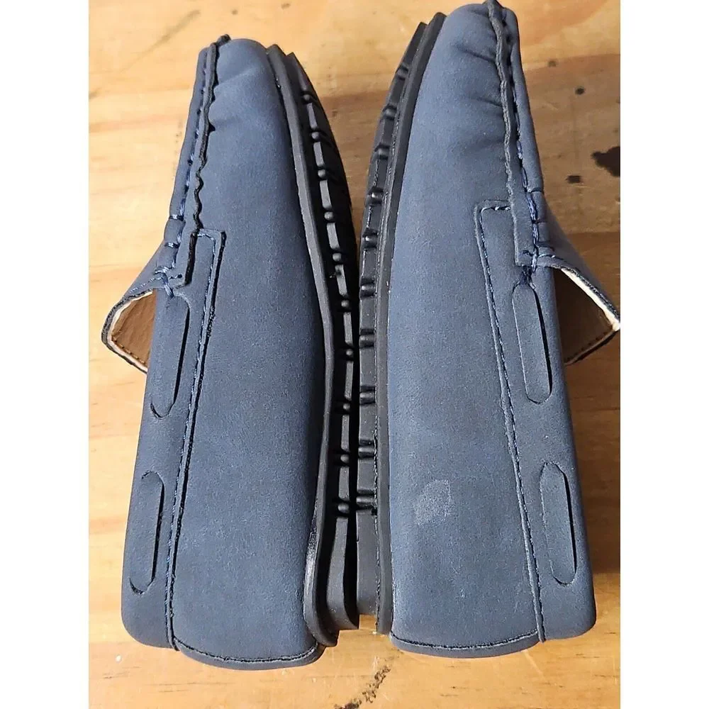 Touch Kids Unisex‎ Toddler Leather Loafers Slip-On Flats Moccasin EU 23 US 7